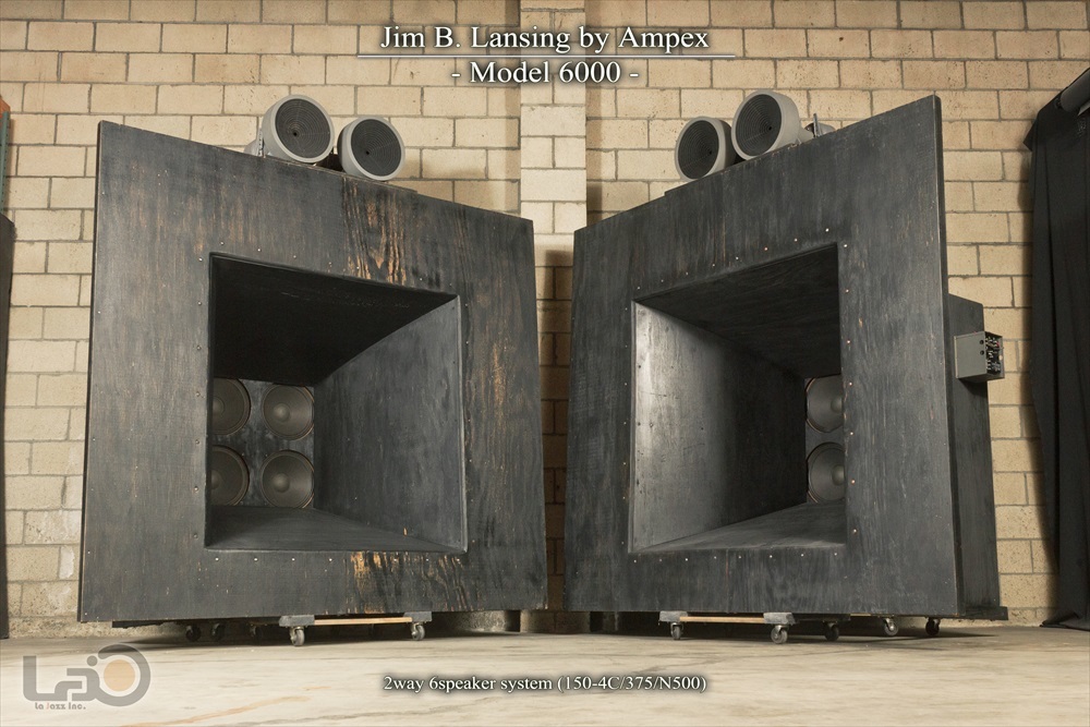 JBL by Ampex Model 6000 ジムラン初 2ウェイ6スピーカー特大劇場用